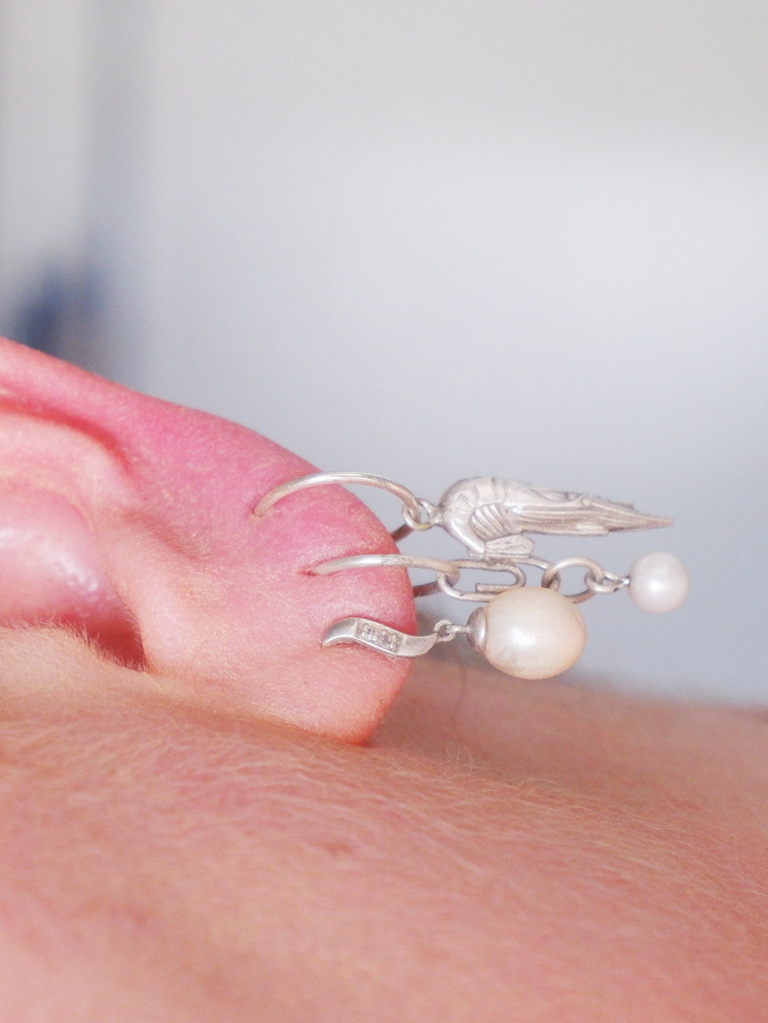 Antique Prawn Earrings