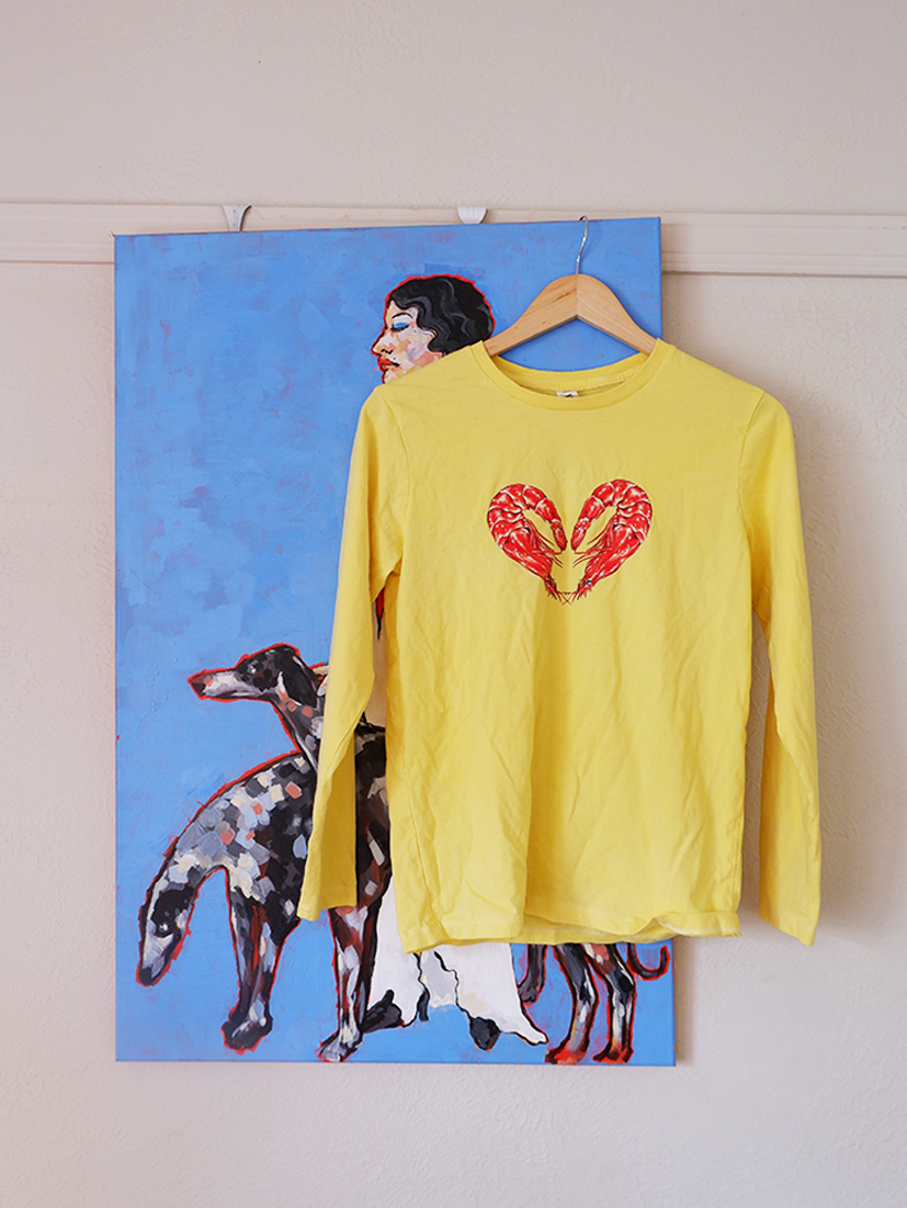 LONG SLEEVE HEART T