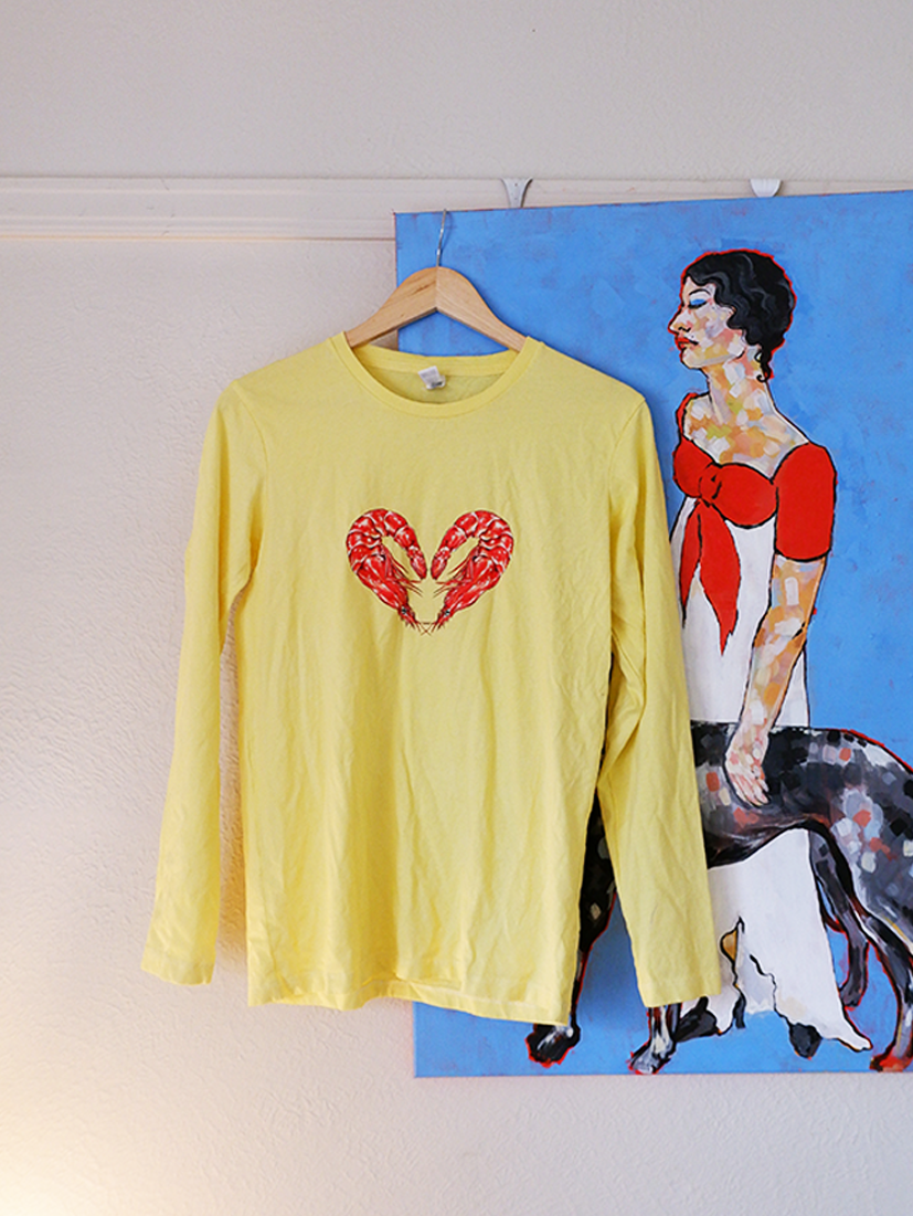 LONG SLEEVE HEART T